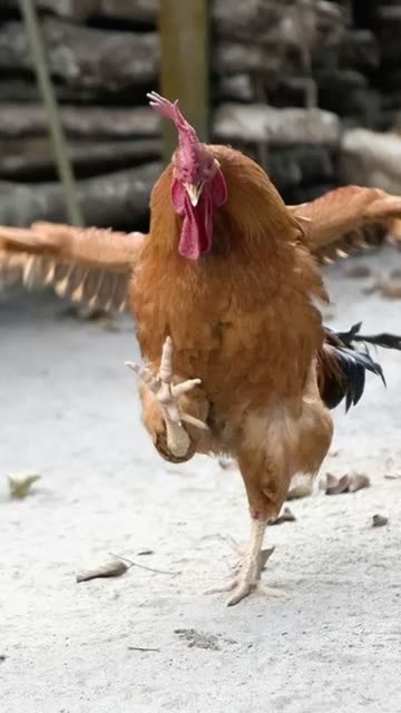 Preview for a Spotlight video that uses the funny rooster Lens