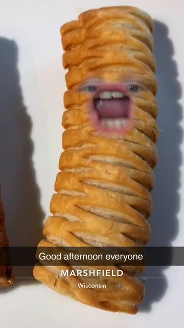 Preview for a Spotlight video that uses the VEGAN SAUSAGE ROLL Lens