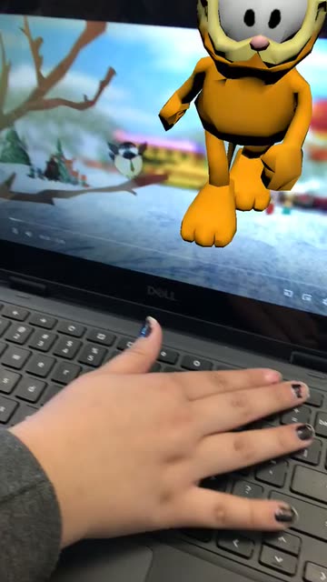 Preview for a Spotlight video that uses the Catwalk Garfield Lens