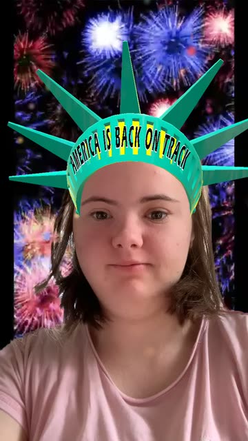 Preview for a Spotlight video that uses the Statue of Liberty Lens