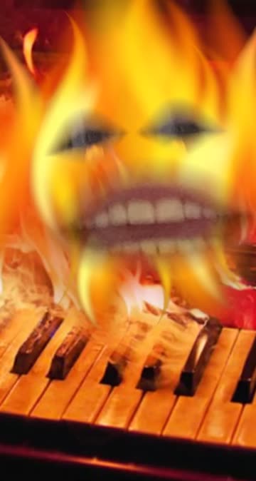 Preview for a Spotlight video that uses the Burning Piano Lens