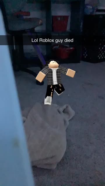 Roblox guy dying Lens by Softlucii yes - Snapchat Lenses and Filters