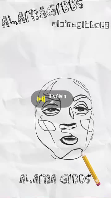 Preview for a Spotlight video that uses the Doodle Face Random Lens