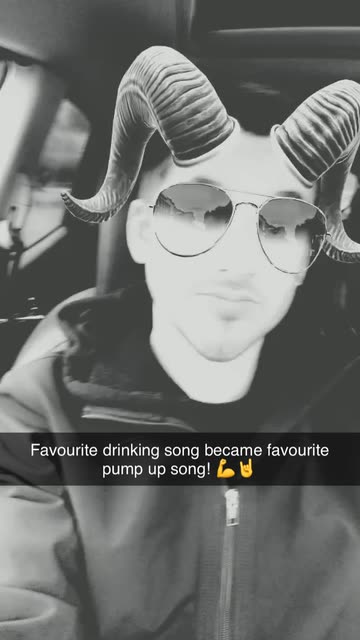Favourite drinking song became favourite up song! 💪🤘 | on Snapchat