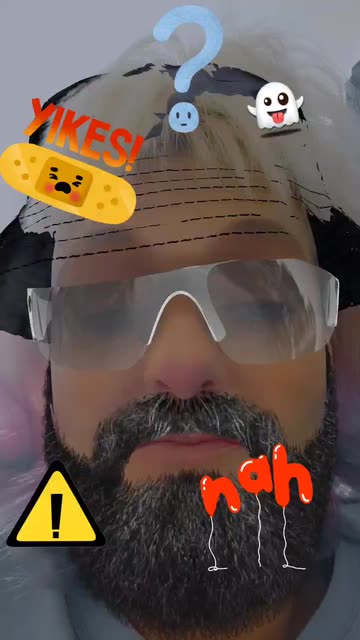 Preview for a Spotlight video that uses the Bucket Hat & Beard Lens
