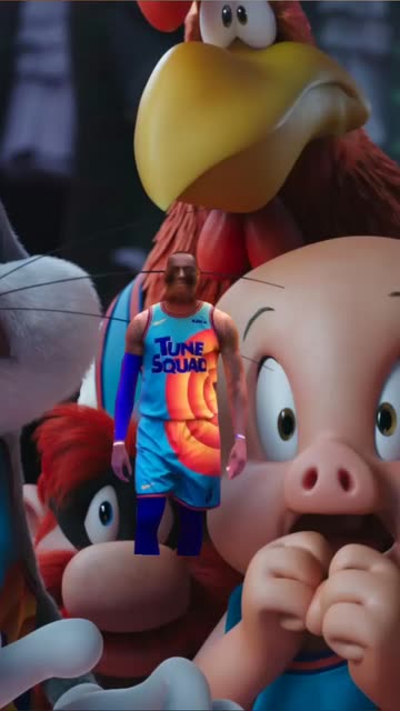 Preview for a Spotlight video that uses the Space Jam Lebron Lens