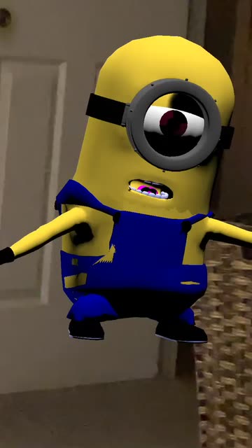 Preview for a Spotlight video that uses the Dancing Minion Lens