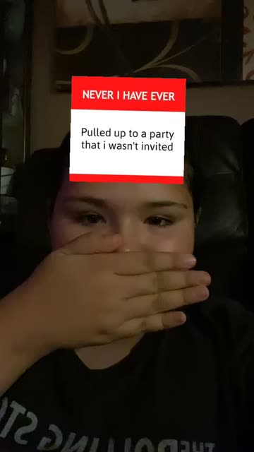 Preview for a Spotlight video that uses the Never I have ever Lens