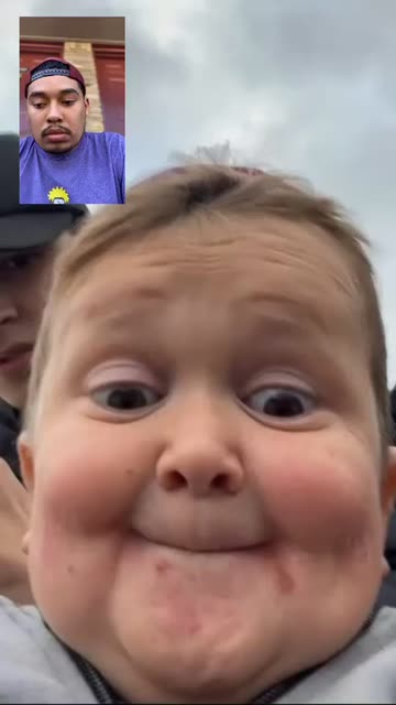 Preview for a Spotlight video that uses the Facetime Hasbulla Lens