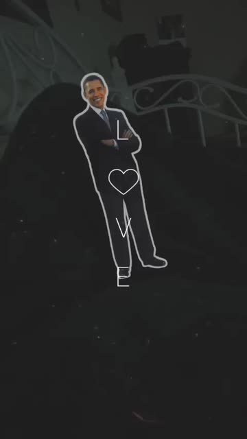 Preview for a Spotlight video that uses the obama cutout Lens
