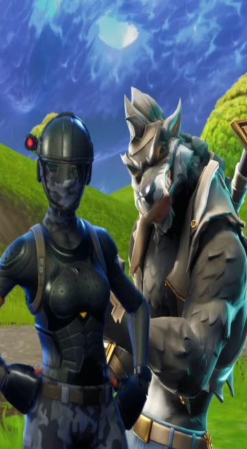 Preview for a Spotlight video that uses the Fortnite 2 persons Lens