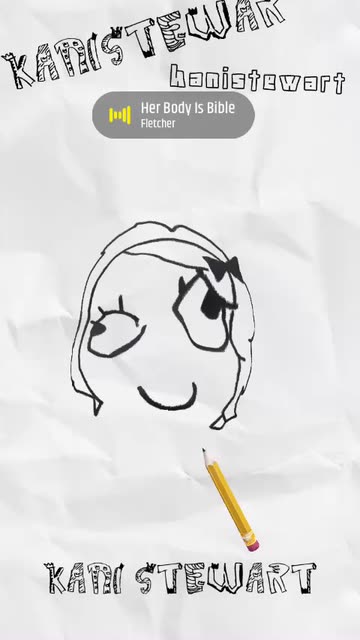 Preview for a Spotlight video that uses the Doodle Face Random Lens