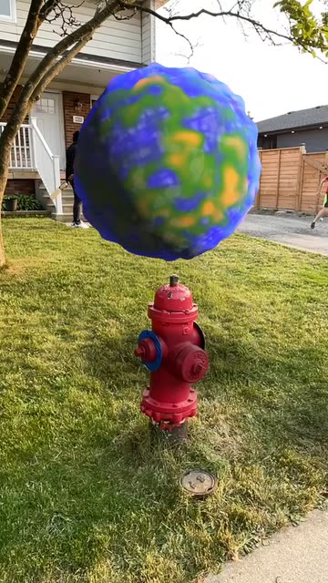 Preview for a Spotlight video that uses the Planet Generator Lens