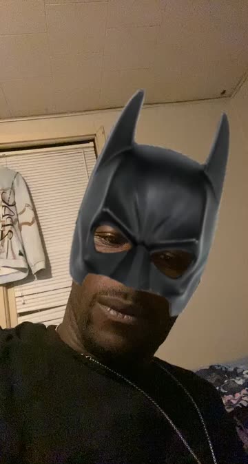 Preview for a Spotlight video that uses the Batman Mask Lens
