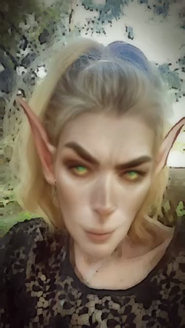 Preview for a Spotlight video that uses the Elf Character Lens