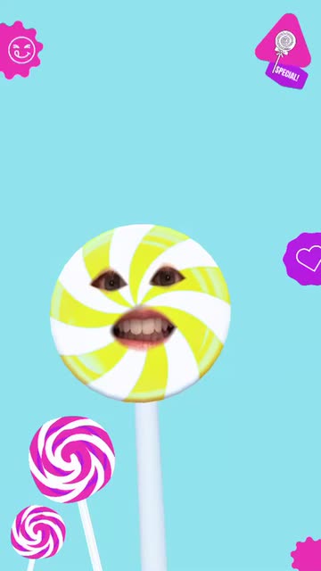 Preview for a Spotlight video that uses the LolliPop Lens