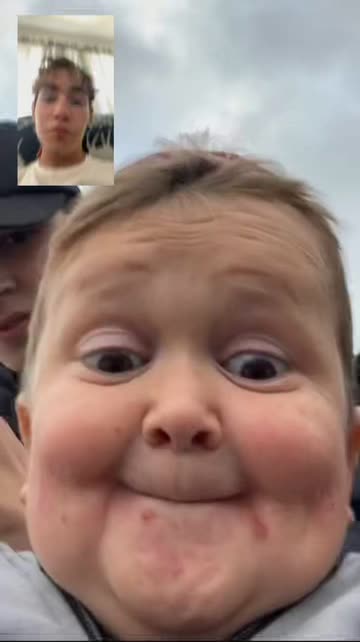 Preview for a Spotlight video that uses the Facetime Hasbulla Lens