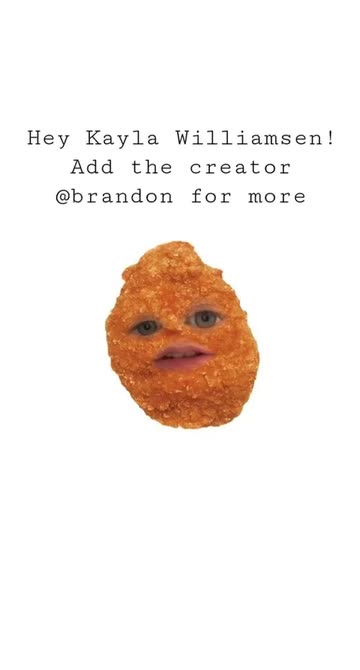 Preview for a Spotlight video that uses the You Chicken Nugget Lens
