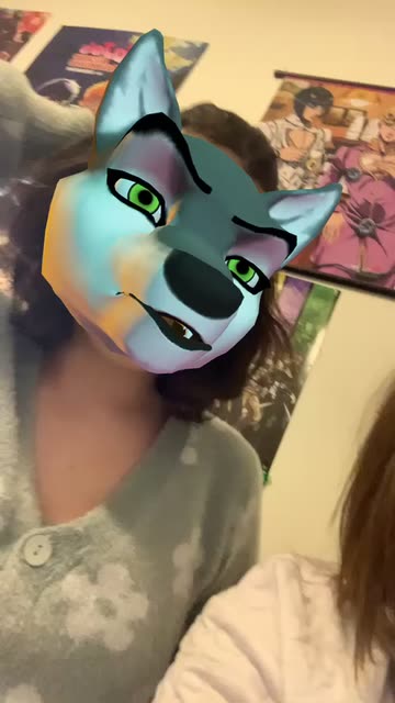 Preview for a Spotlight video that uses the Wolf Head 3d Lens