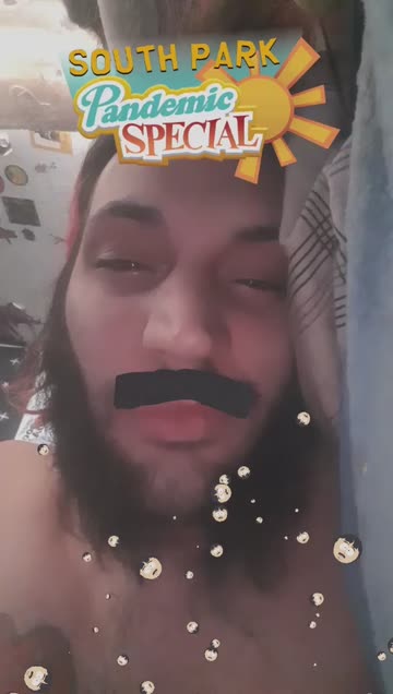 Preview for a Spotlight video that uses the Randys Mustache Lens