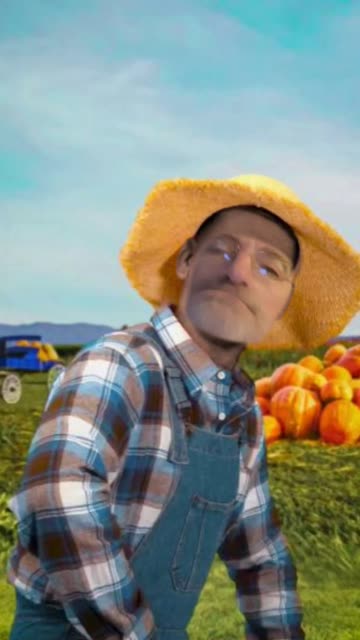 Preview for a Spotlight video that uses the Thanksgiving Farmer Lens