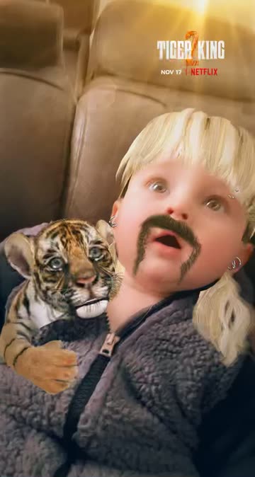 Preview for a Spotlight video that uses the Tiger King 2 Lens