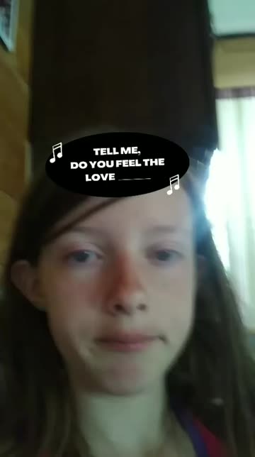 Preview for a Spotlight video that uses the Finish The Lyrics Lens