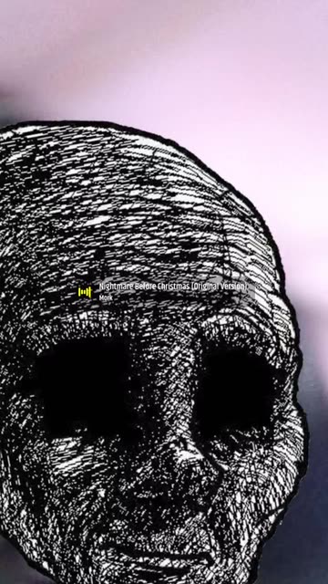 Preview for a Spotlight video that uses the withered wojak Lens