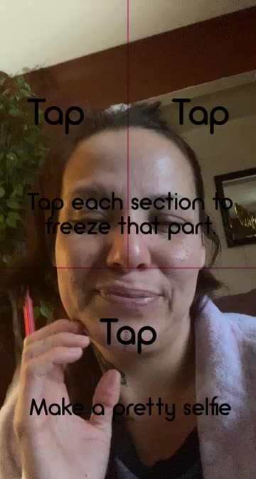 Preview for a Spotlight video that uses the Perfect Selfie Lens