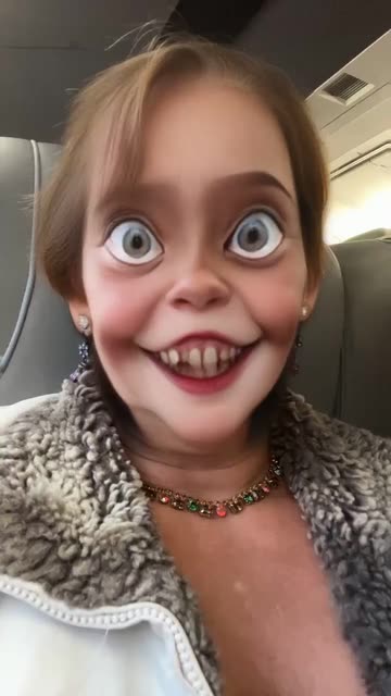 Preview for a Spotlight video that uses the Uncanny Smile Lens