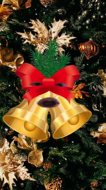 Preview for a Spotlight video that uses the Jingle Bells Lens