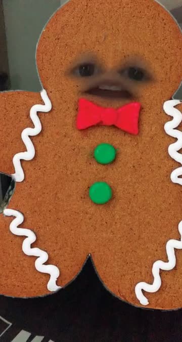 Preview for a Spotlight video that uses the Christmas Cookie Lens