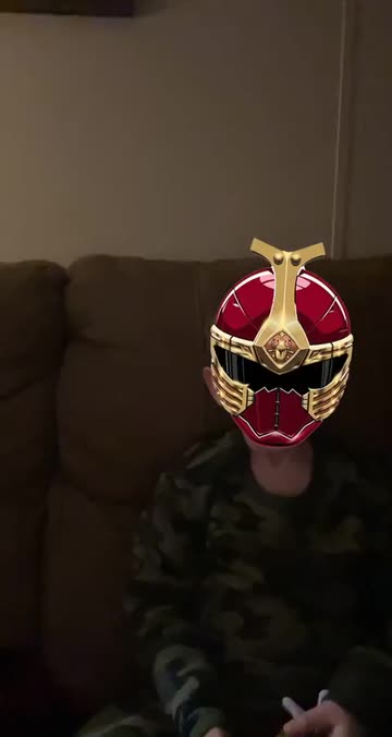 Preview for a Spotlight video that uses the red pow rangers Lens