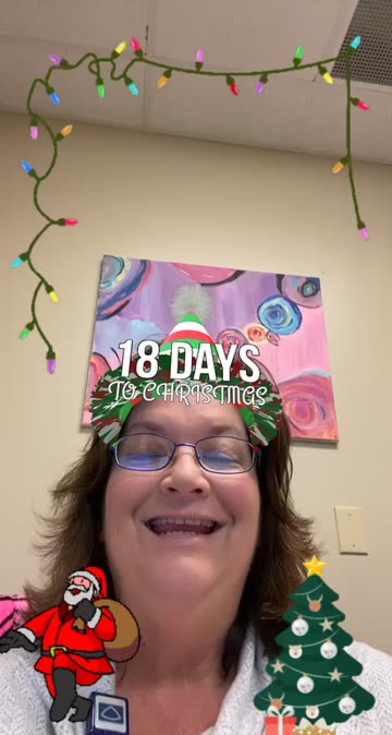 Preview for a Spotlight video that uses the Countdown to xmas Lens
