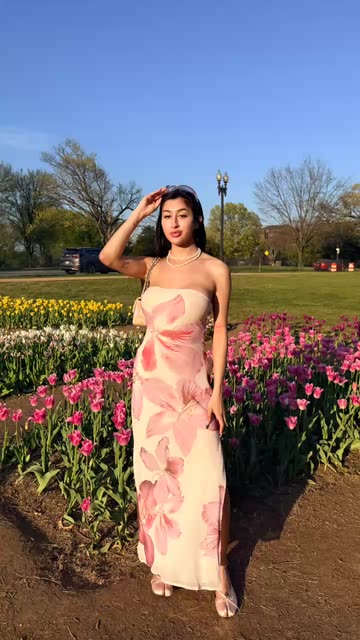 slim fit dress slacks Tulip Fields Dress | Occasion Dress in Sizes XXS6X
