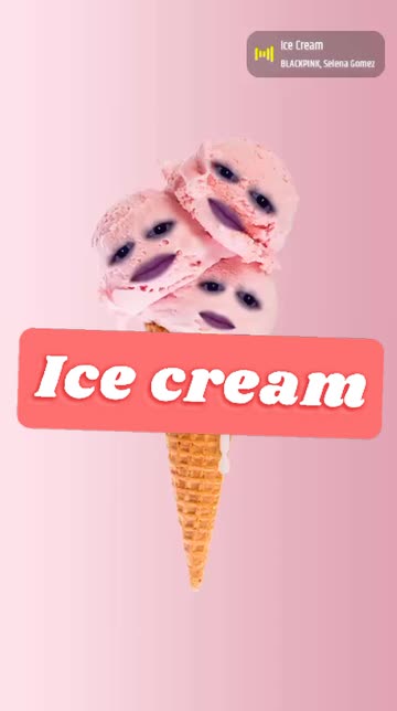 Preview for a Spotlight video that uses the Ice Cream Lens