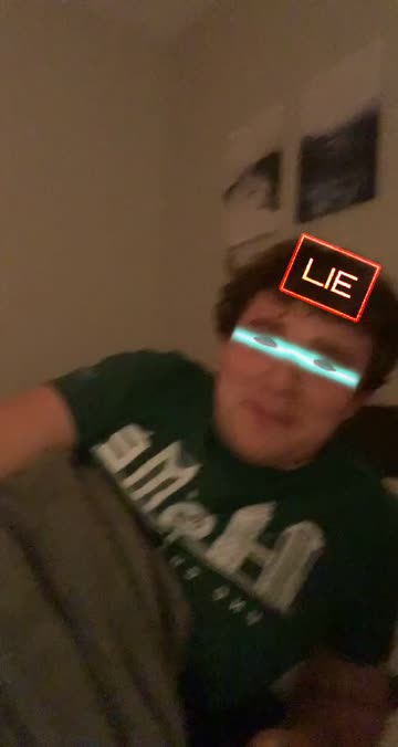 Preview for a Spotlight video that uses the Lie Detector Test Lens