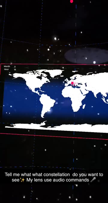 Preview for a Spotlight video that uses the Sky Map Lens