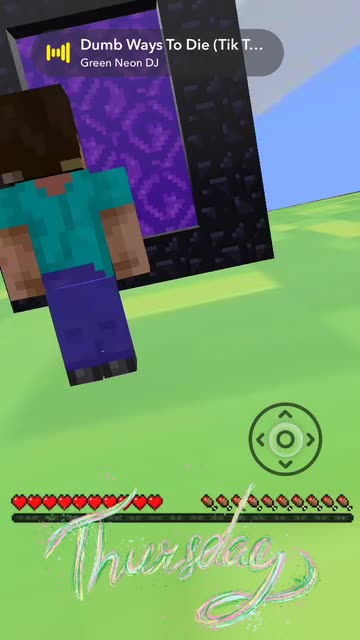 Preview for a Spotlight video that uses the Minecraft Play Lens