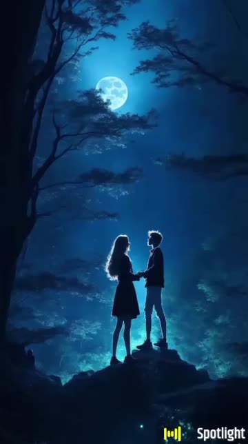 Preview for a Spotlight video that uses the Romantic Night Lens