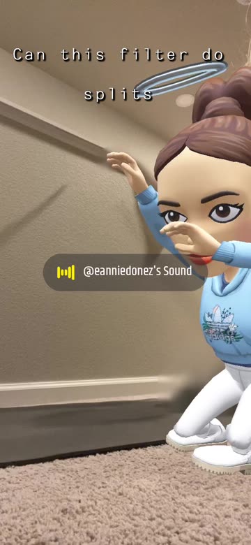 Preview for a Spotlight video that uses the Copy Avatar You Lens
