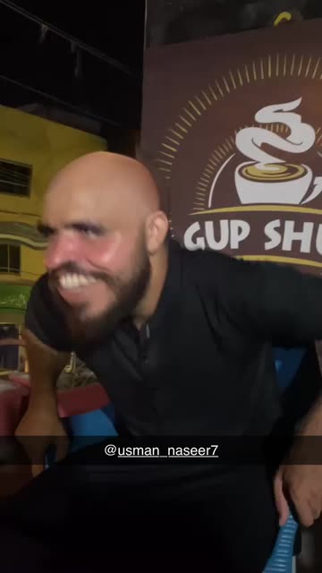 Preview for a Spotlight video that uses the Bald Boss Lens