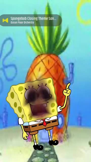Preview for a Spotlight video that uses the SpongeBob Lens