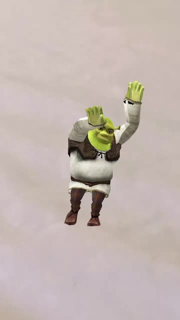 Preview for a Spotlight video that uses the shrek dance Lens