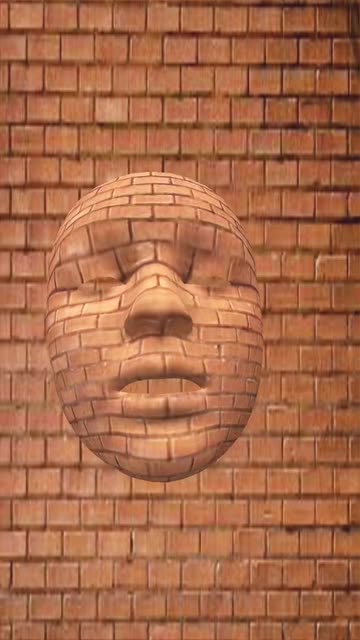 Preview for a Spotlight video that uses the Stuck in Bricks Lens