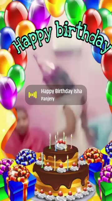 Preview for a Spotlight video that uses the Happy Birthday Lens
