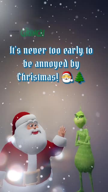 Preview for a Spotlight video that uses the The Grinch Lens
