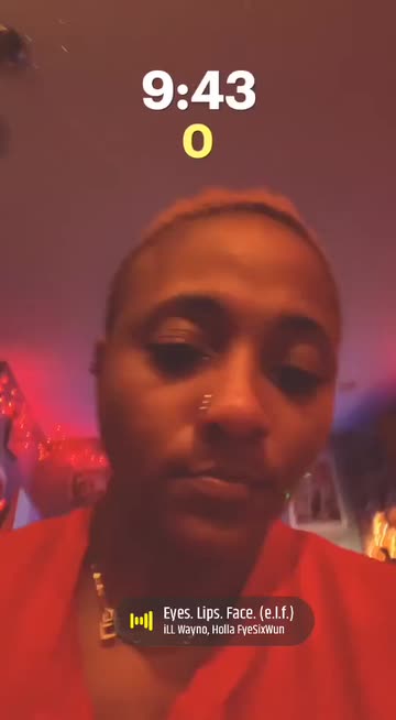 Preview for a Spotlight video that uses the Raise Eyebrows Challenge Lens