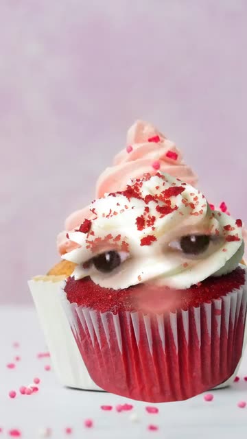 Preview for a Spotlight video that uses the Cupcake Lens