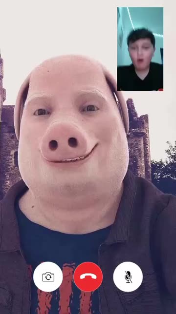 Preview for a Spotlight video that uses the John Pork facetime Lens